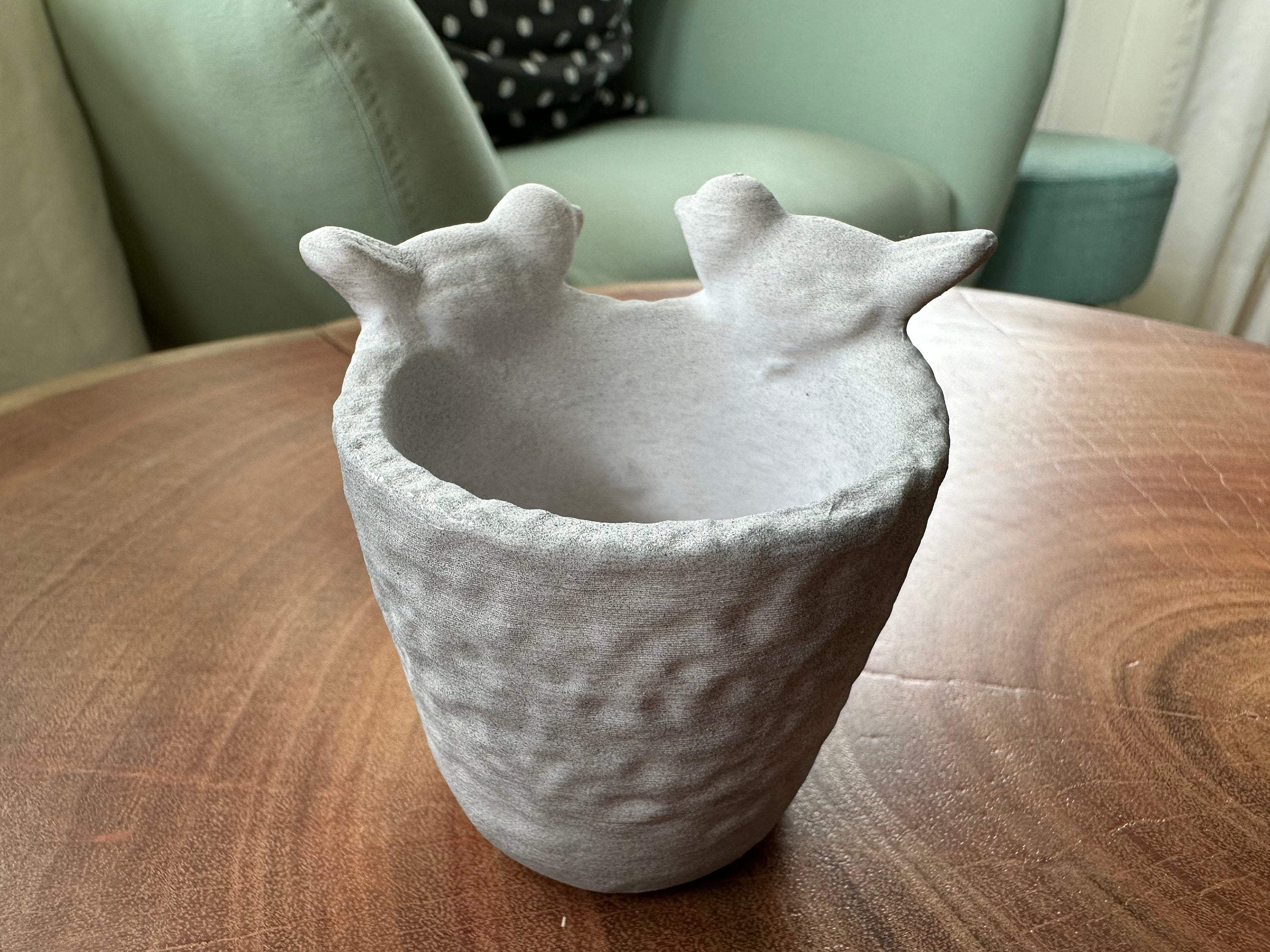 Elegant Birdvase With Cute Birds Eco-friendly Decoration