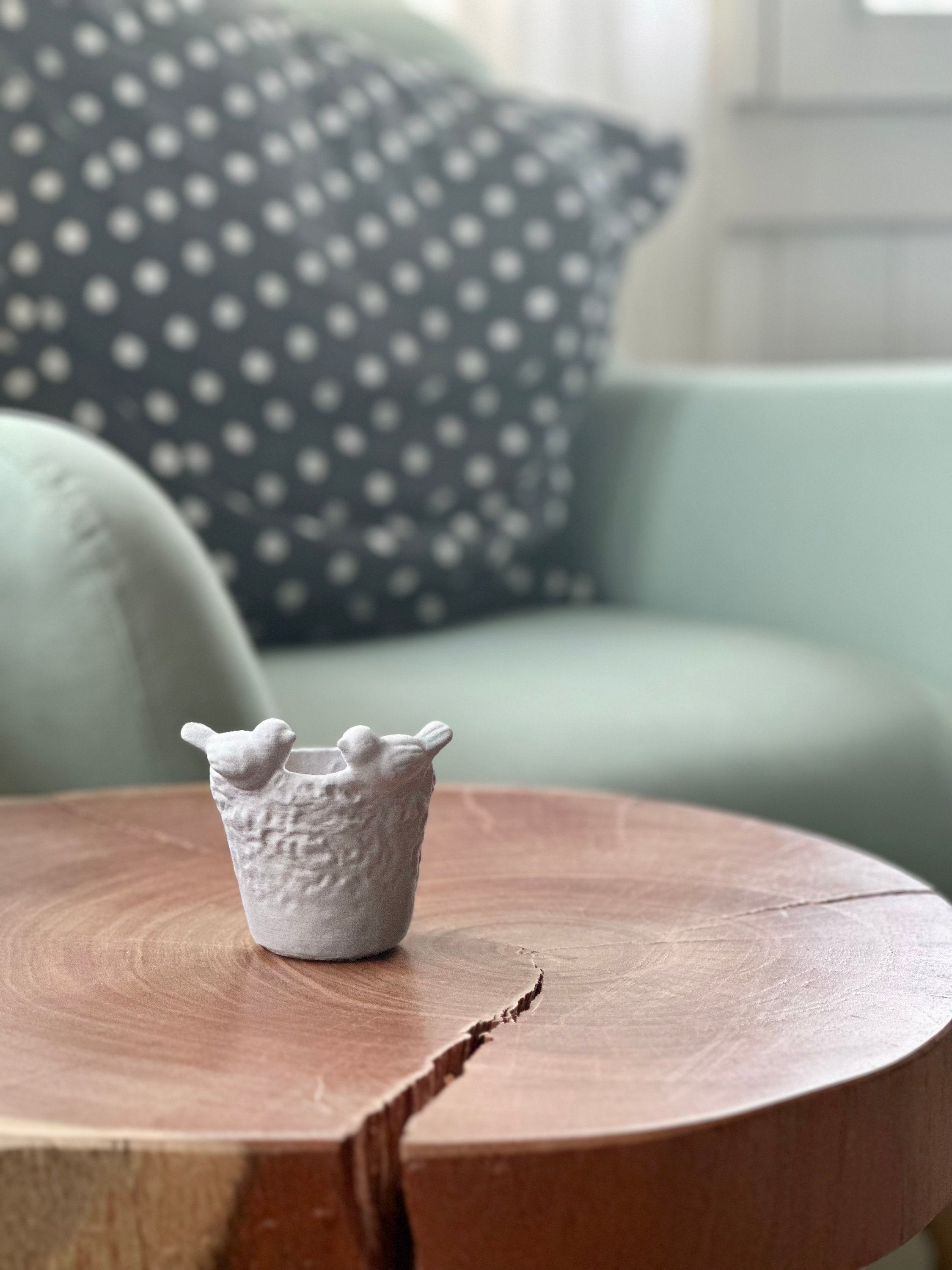 Elegant Birdvase With Cute Birds Eco-friendly Decoration