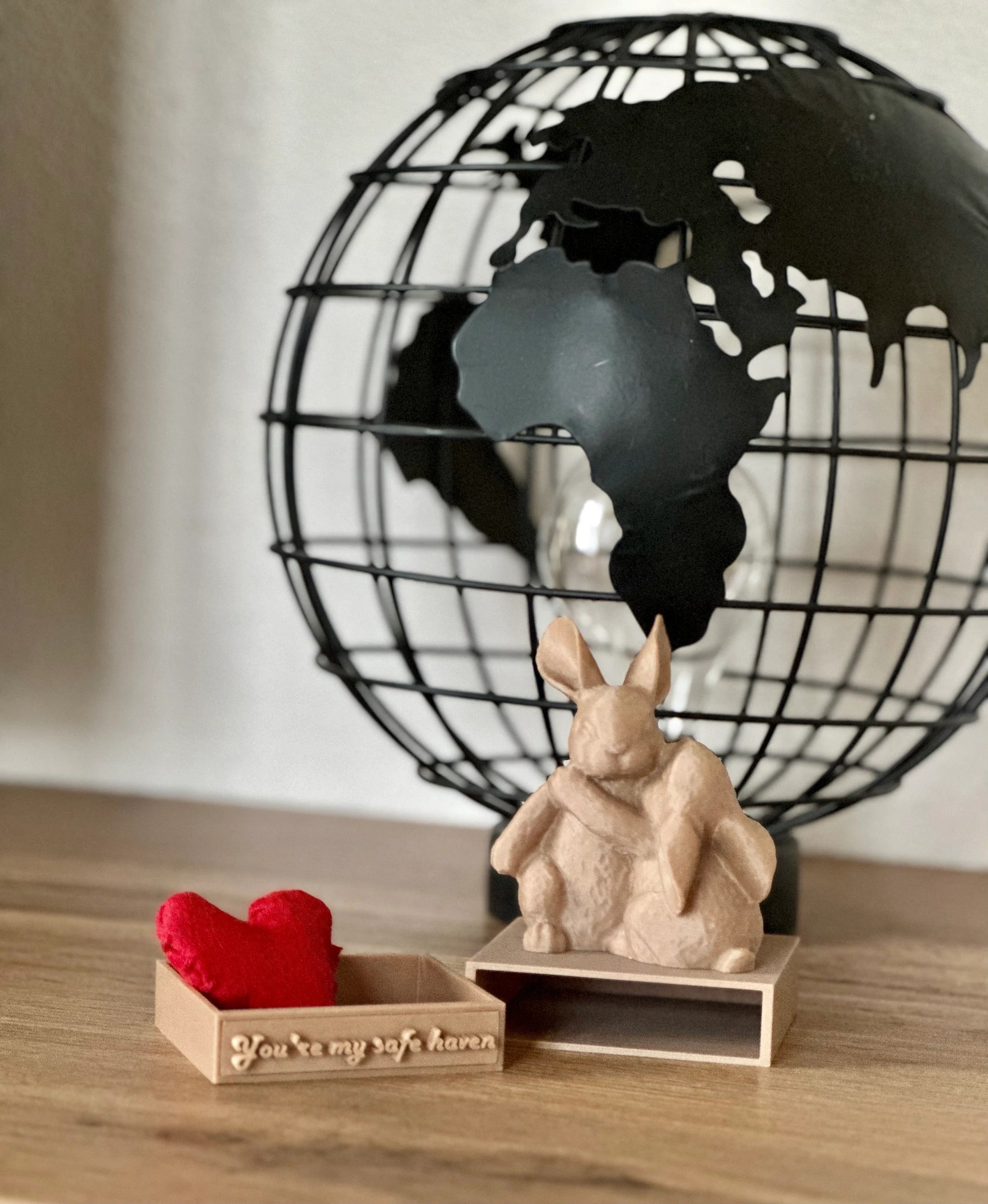 Romantic Rabbit With Secret Compartment for Special Memories