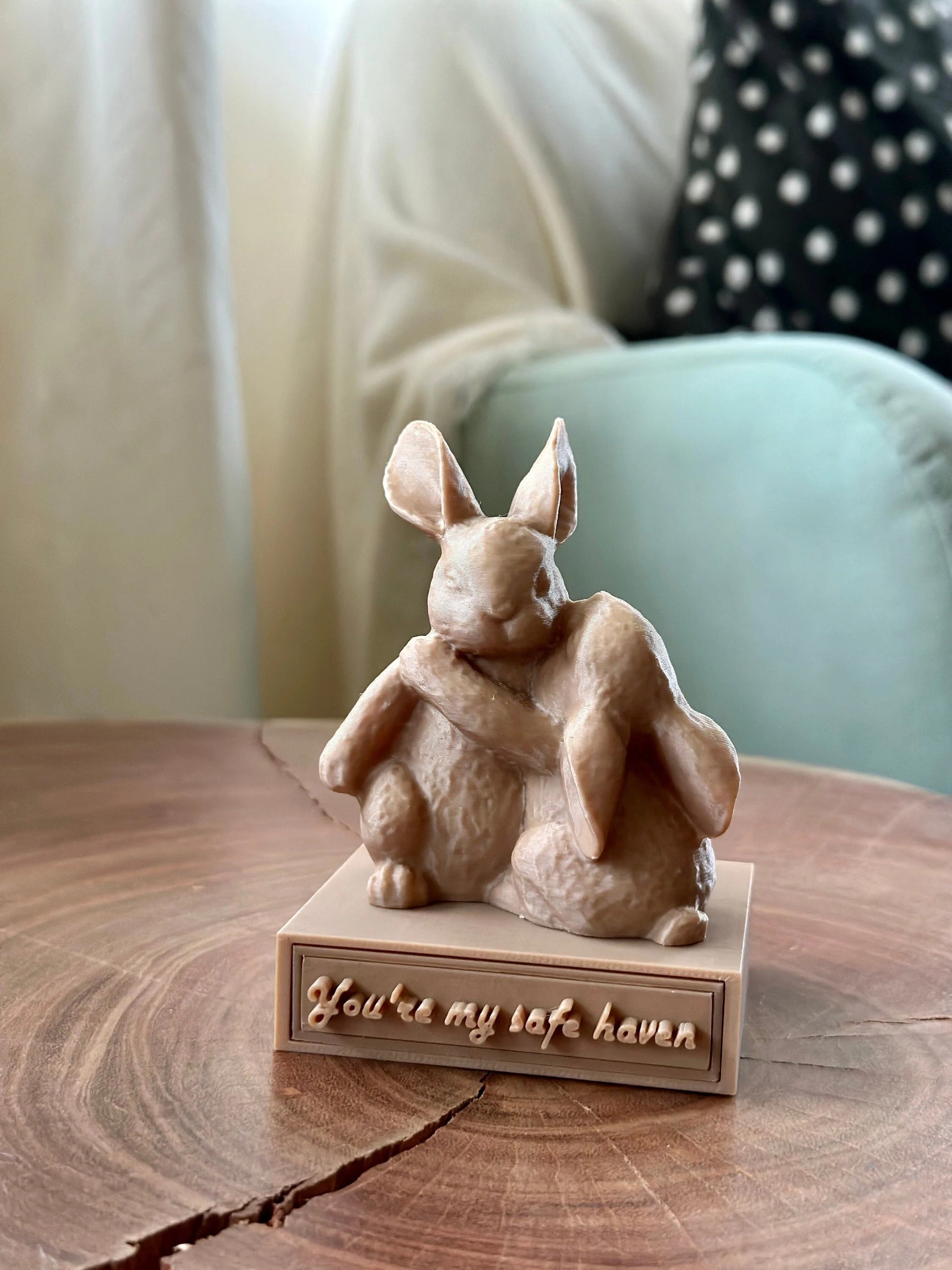Romantic Rabbit With Secret Compartment for Special Memories