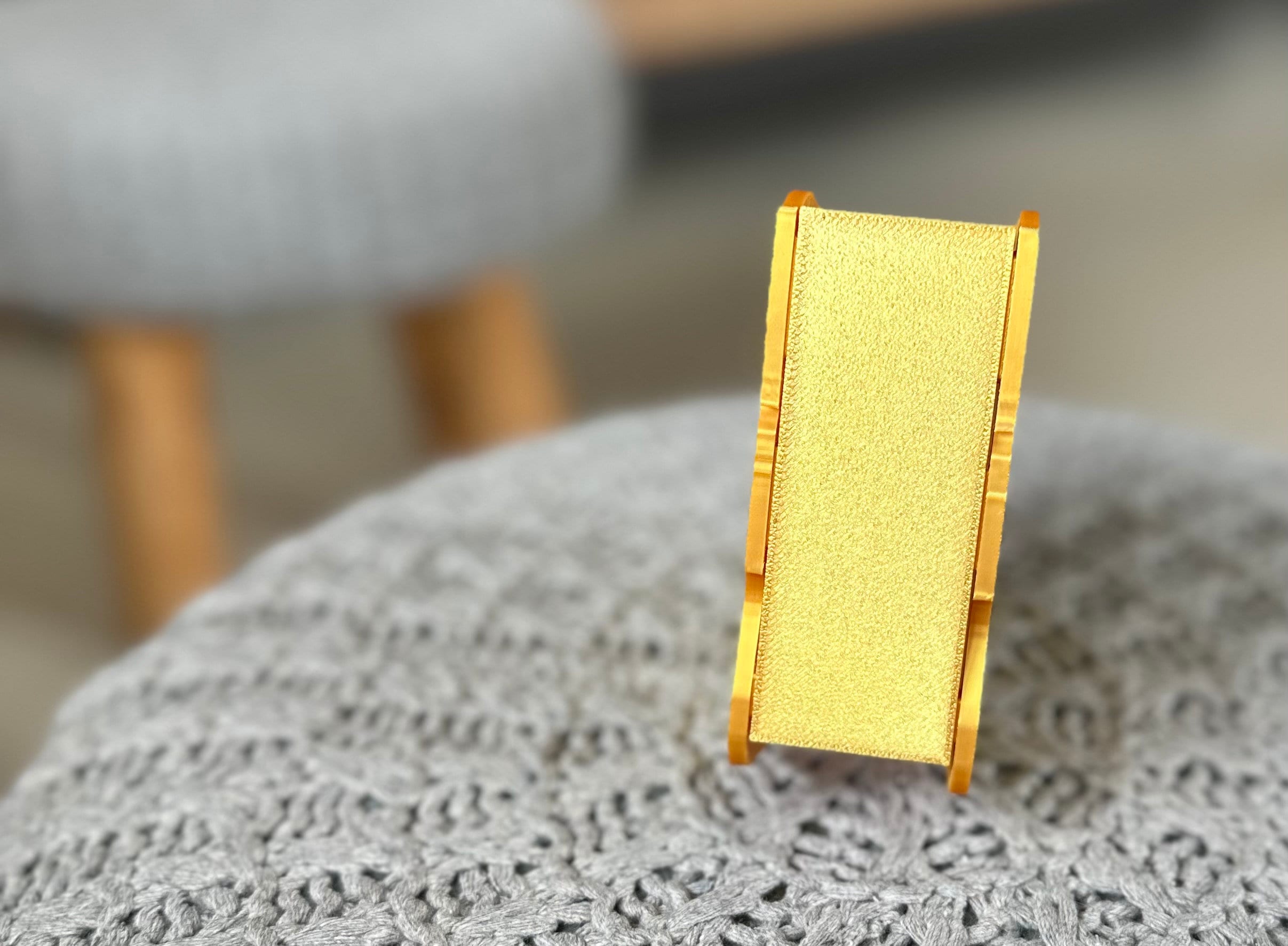 Unique Botanical Napkin Holder in Gold Natural Design