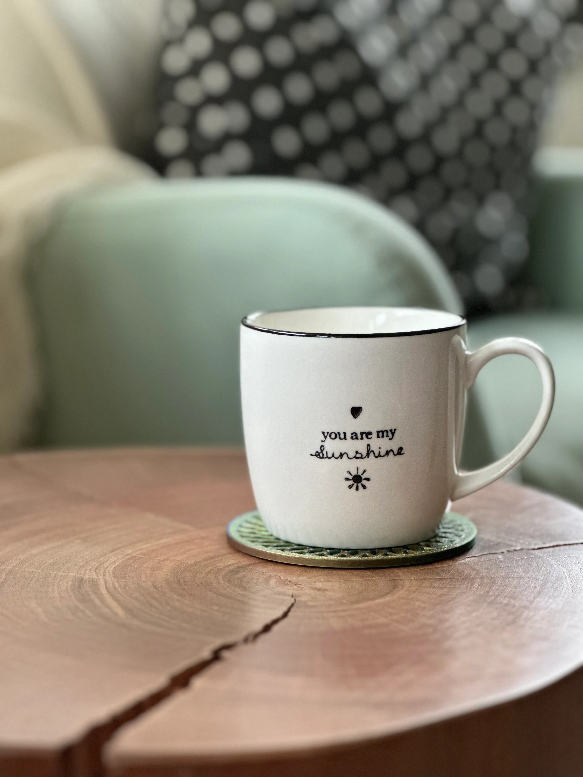 Unique Geometric-spiral Coaster Minimalist Design 3D