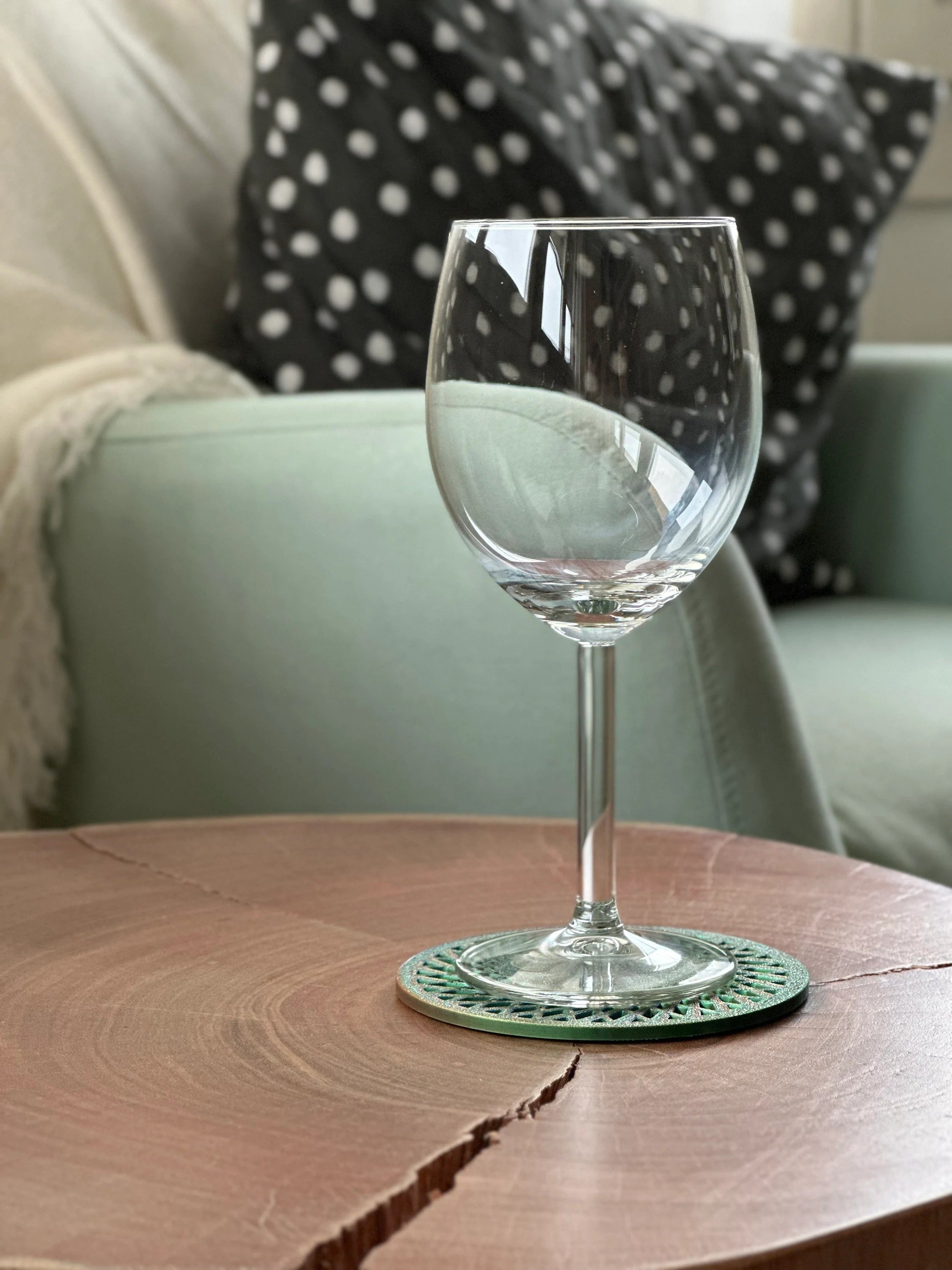 Unique Geometric-spiral Coaster Minimalist Design 3D